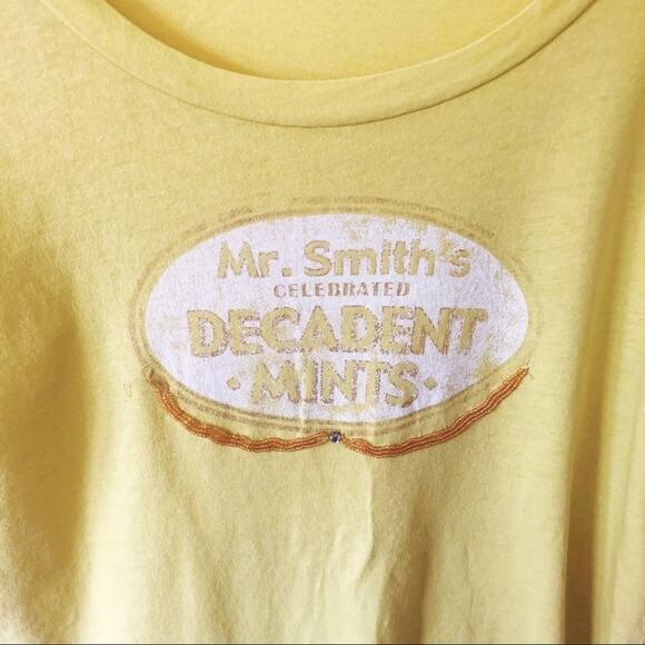 J. Crew Yellow Mr. Smith’s Decadent Mints Shirt - Picture 3 of 14